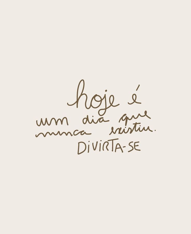 Frase Hoje